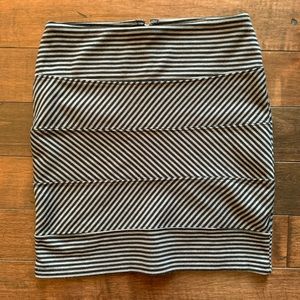Nollie Stripped Mini Skirt